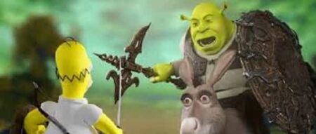 Elden Ring Invader Runs Into Shrek and Princess Fiona