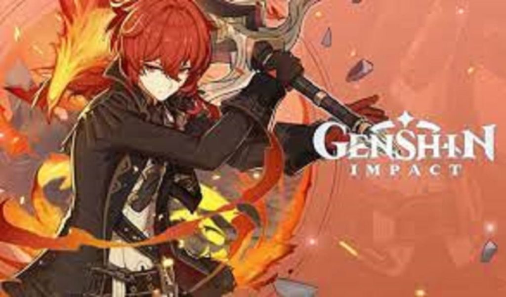 Genshin Impact 2.8 fantasy Diluc and Fischl skins